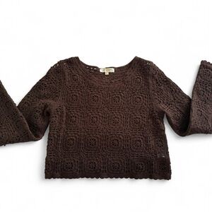 Brown Rebellion long sleeve shirt. Size XS.